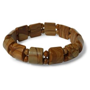 Jaspis geel fantasy armband