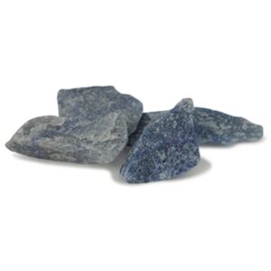 Blauwe kwarts, ruwe brokjes, p/kg