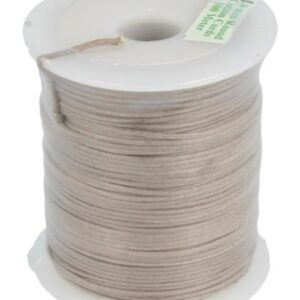 Waskoord 1 mm grijs, per meter