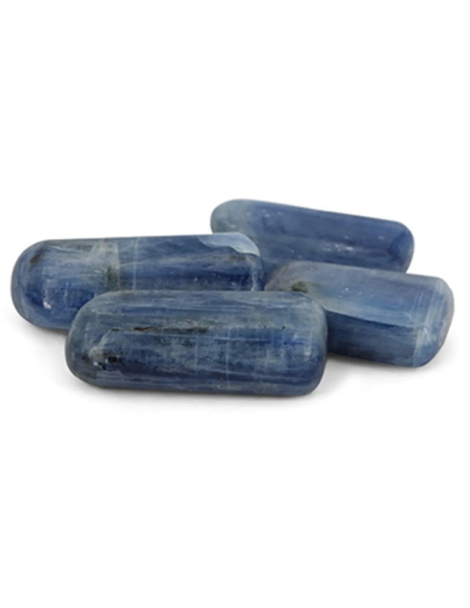 Kyaniet 50 gr. trommelstenen (mt3) - Afbeelding 2