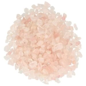 Roze kwarts 1 kg. trommelstenen (mt1)