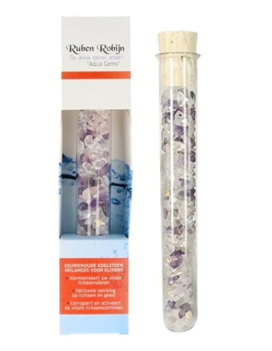 Liefde & Harmonie small Aqua Gems edelsteenwand - Afbeelding 4