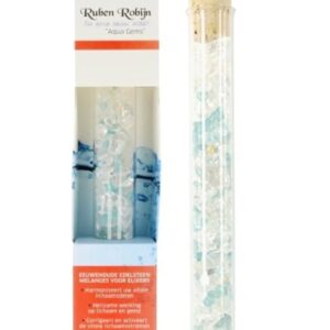 Openheid & Zelfkennis small Aqua Gems edelsteenwand
