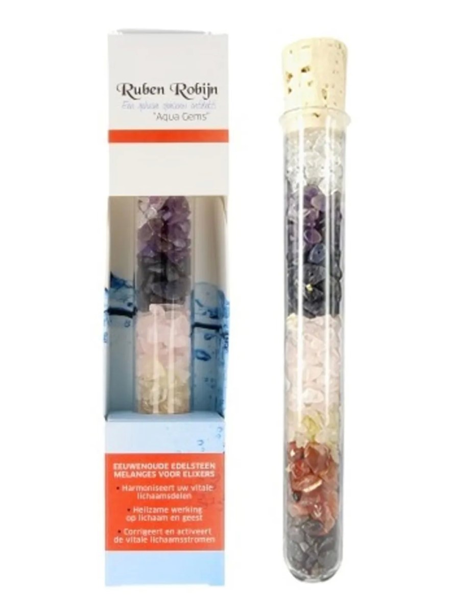 Chakra vitaal large Aqua Gems edelsteenwand