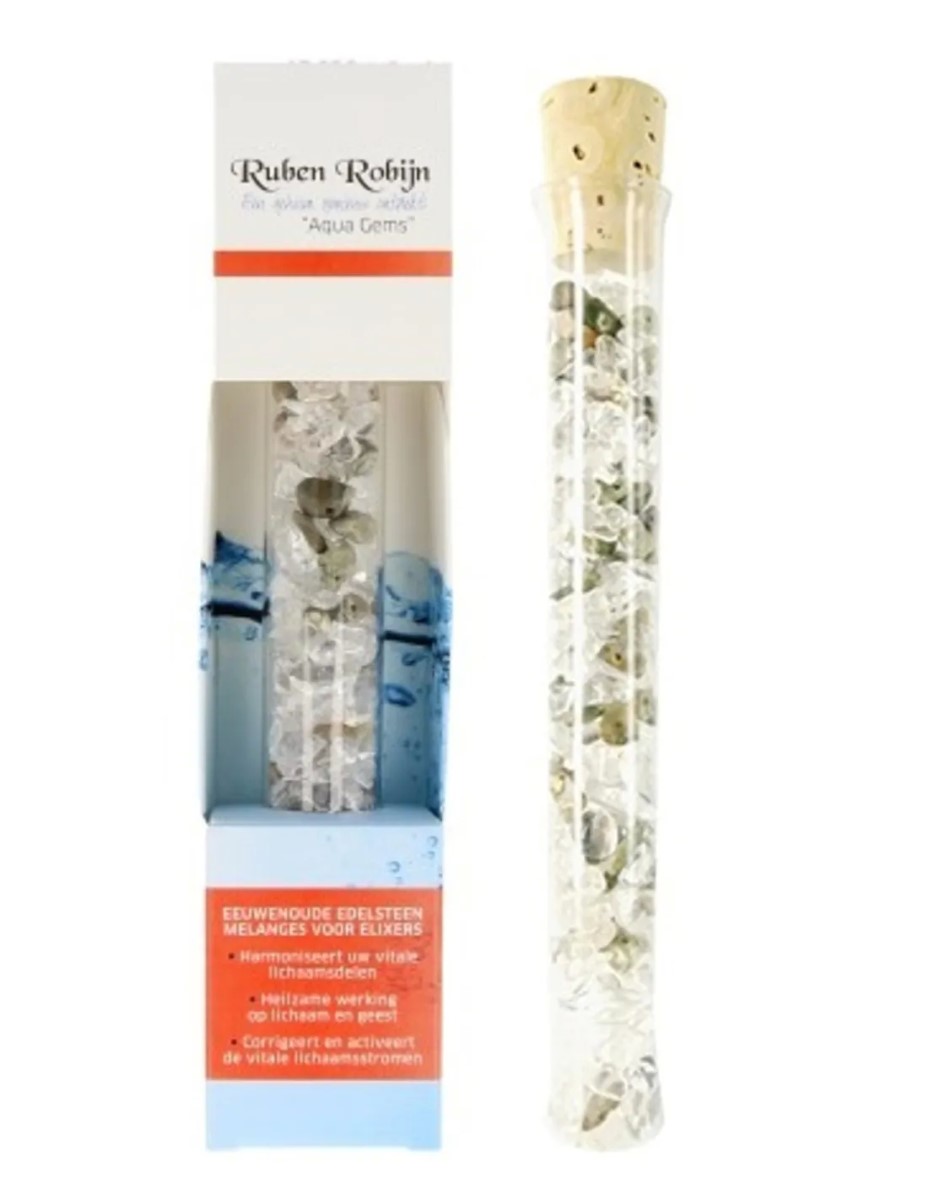 Levenskracht & Mogelijkheden large Aqua Gems edelsteenwand - Afbeelding 4