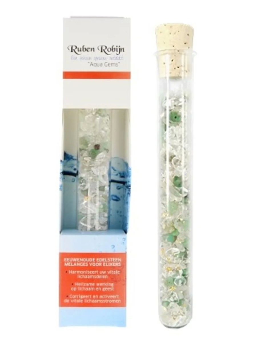 Milde reiniging large Aqua Gems edelsteenwand