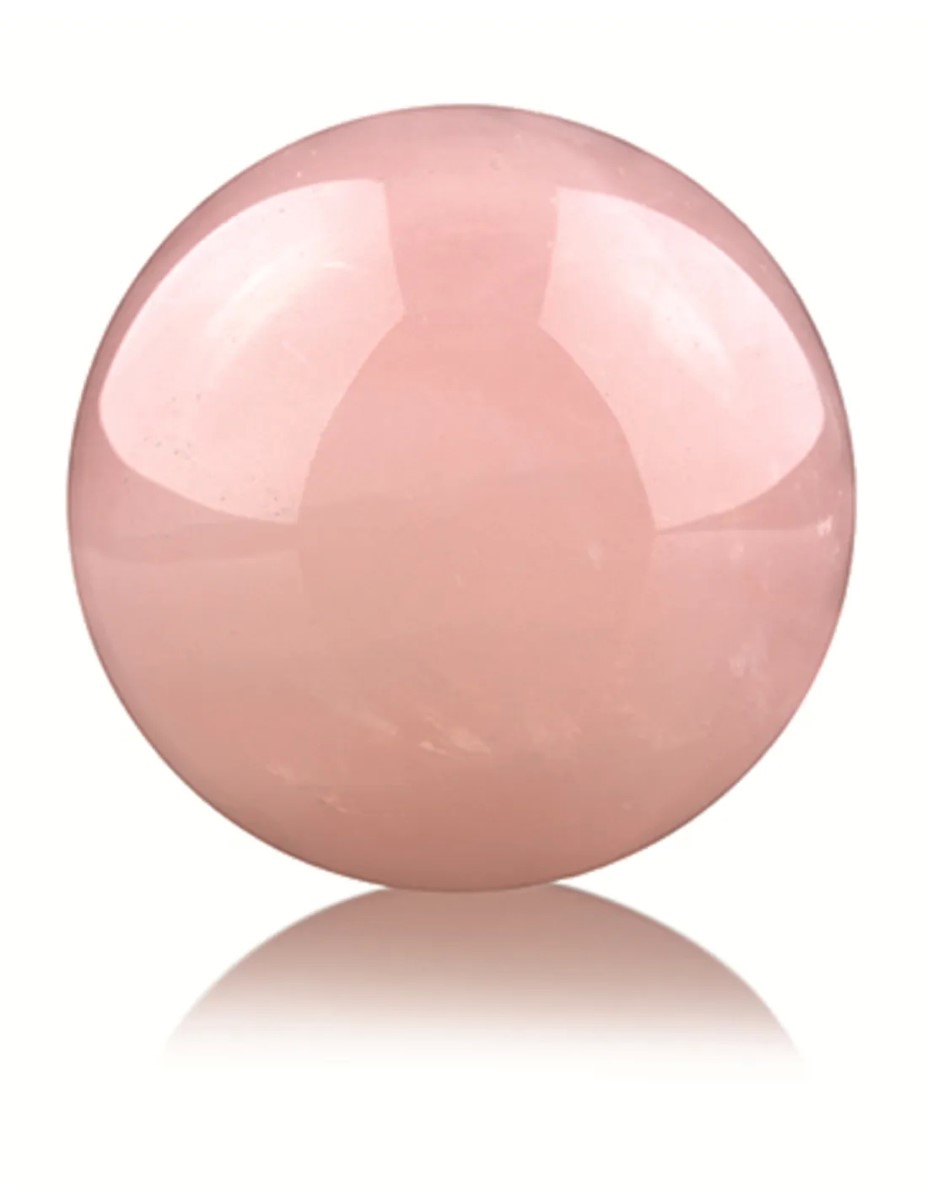 Rozenkwarts 25-30 mm edelsteen bol