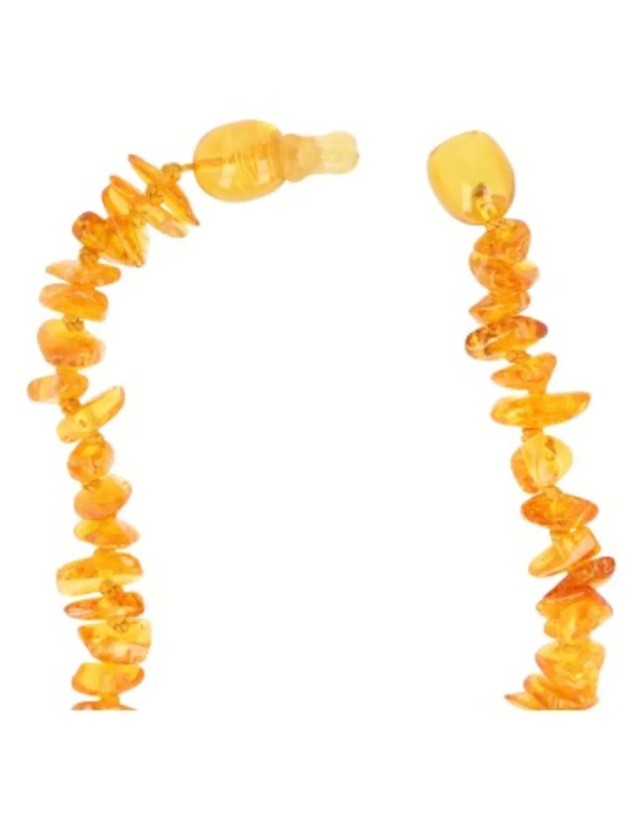 Barnsteen babyketting geel - Afbeelding 2