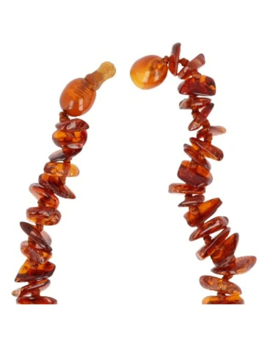 Barnsteen babyketting cognac - Afbeelding 2