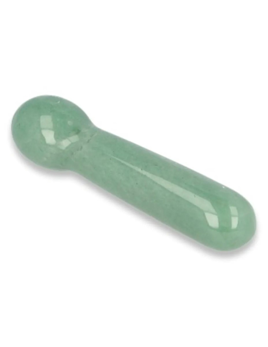 Aventurijn groen yoni stick bol - Afbeelding 2