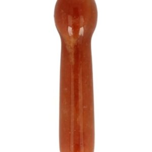 Aventurijn oranje yoni stick bol