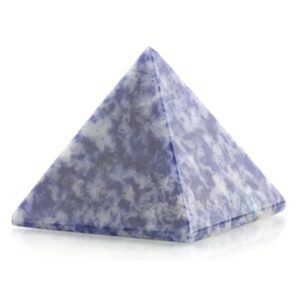Sodaliet edelsteen piramide 25 mm