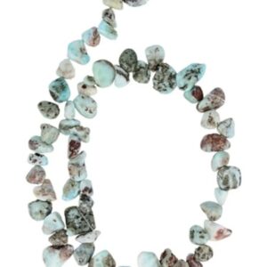 Larimar nugget kralen streng