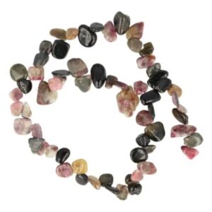 Toermalijn watermeloen druppel kralen streng