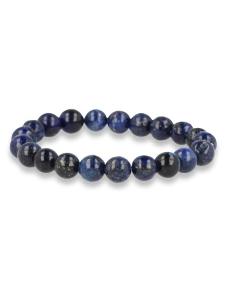 Lapis Lazuli kralenarmband 8 mm (bijgekleurd) - Afbeelding 2