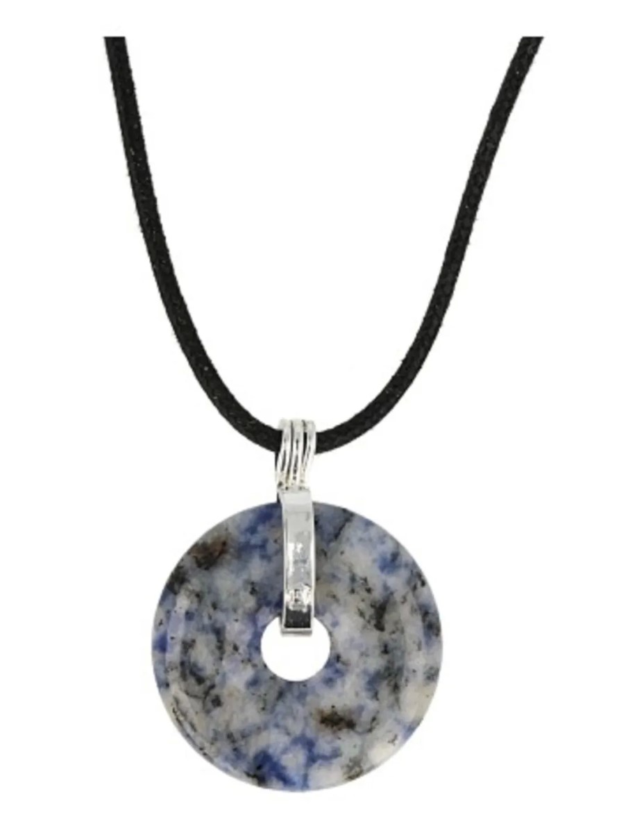 Sodaliet donuthanger 30 mm aan koord - Afbeelding 3