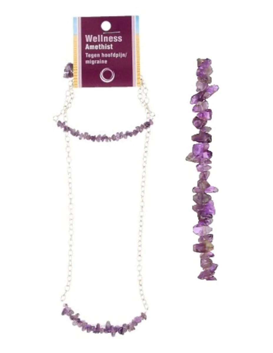 Amethist bar sieraden combi - Afbeelding 2