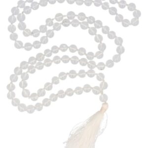 Bergkristal mala ketting