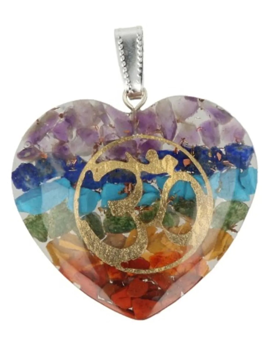 Orgonite Chakra hart hanger - Afbeelding 5