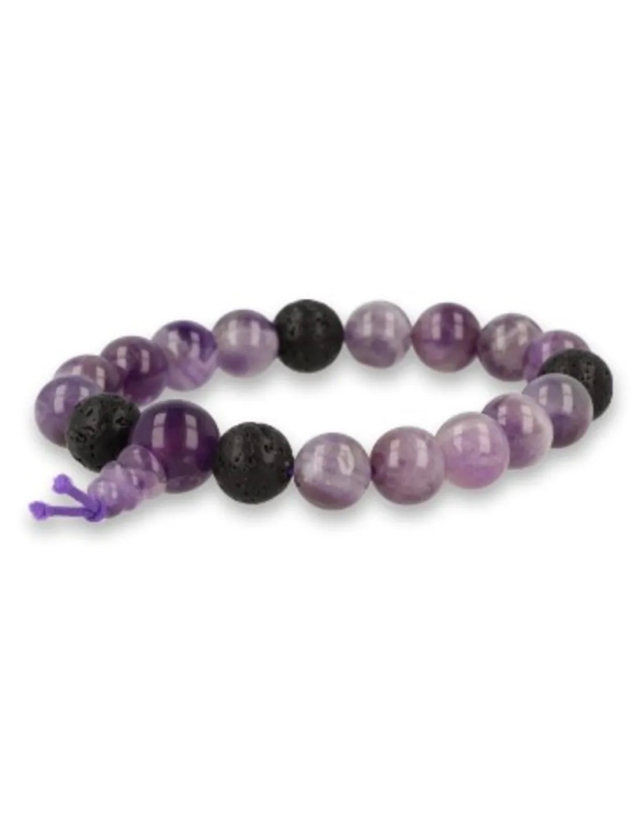 Amethist powerbead mannen armband - Afbeelding 5