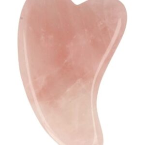 Rozenkwarts guasha massage schraper hart