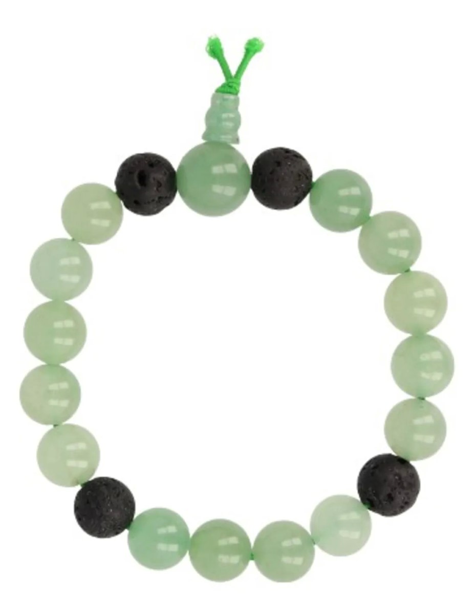 Aventurijn groen powerbead mannen - extra lange armband