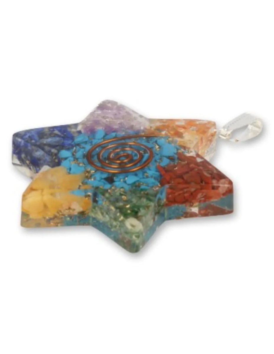 Orgonite Chakra ster hanger - Afbeelding 3