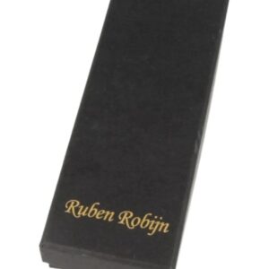 Verpakkingsdoosje zwart 155 x 55 mm met logo