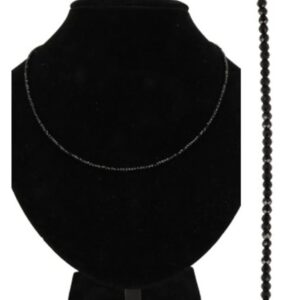 Spinel zwart summer vibes ketting