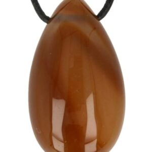 Carneool edelsteen druppel hanger