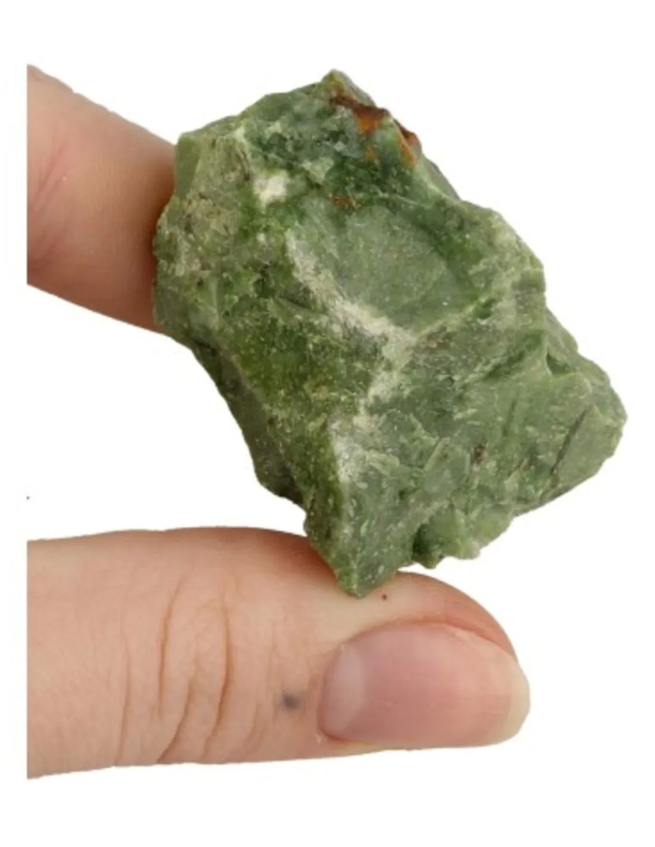 Chrysopraas, ruwe brokjes, p/kg - Afbeelding 3