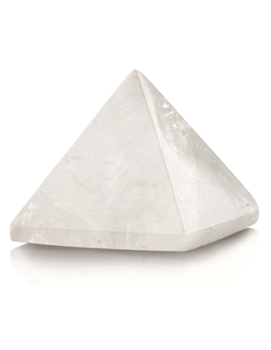Bergkristal 35 mm edelsteen piramide - Afbeelding 2
