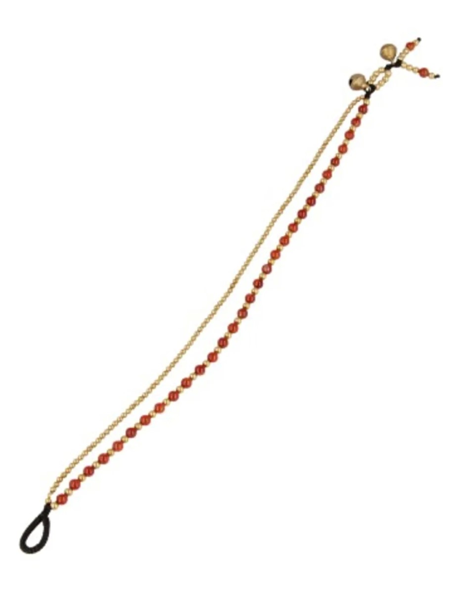 Carneool enkelbandje gipsy-stijl - Afbeelding 3