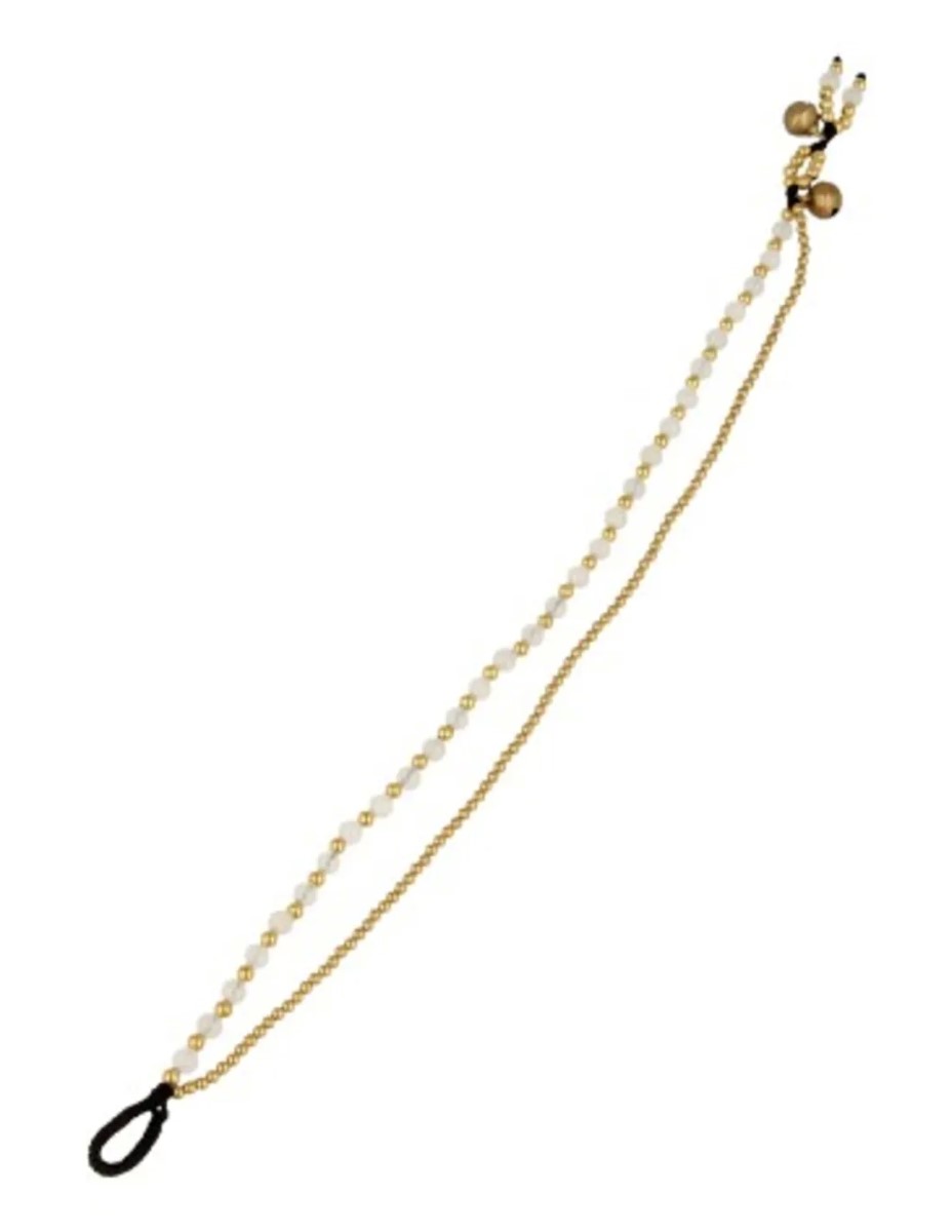 Jade wit enkelbandje gipsy-stijl - Afbeelding 3