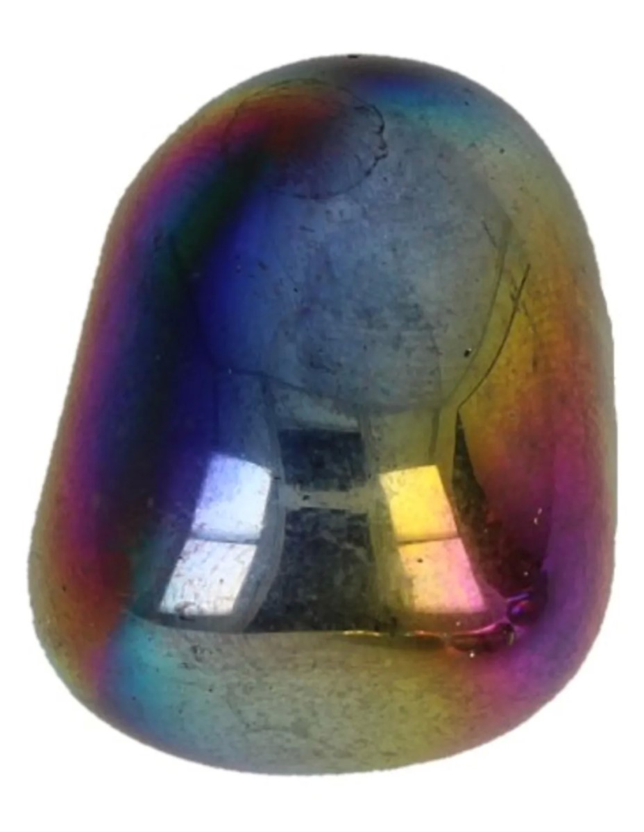 Titanium Aura 50 gr. trommelstenen (mt3) (gecoat) - Afbeelding 3