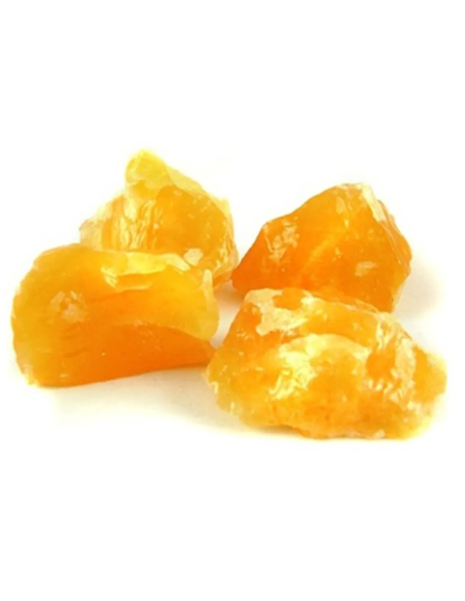Calciet geel 250 gr. ruwe brokjes - Afbeelding 2