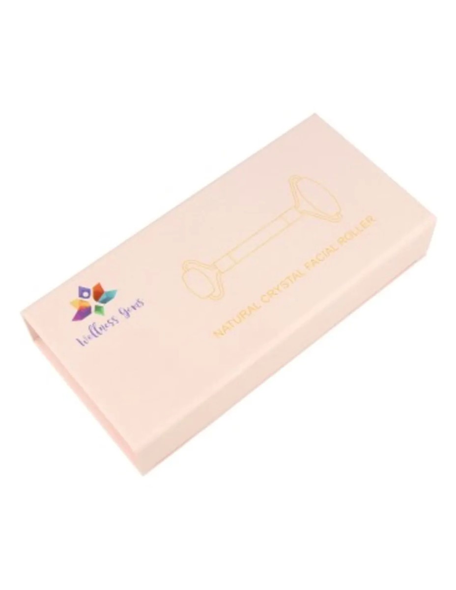 Jade wit (kwarts) gezicht massage roller - Afbeelding 3