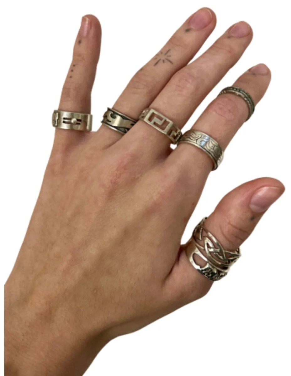 Ring zilver - diverse gravures en maten - Afbeelding 3