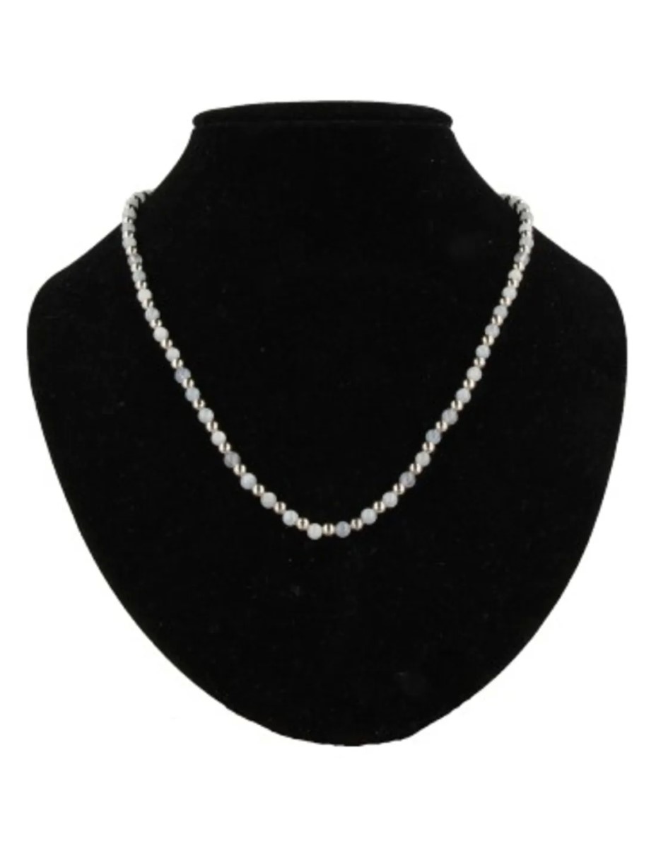 Aquamarijn Ibiza love ketting