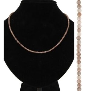 Maansteen oranje summer vibes ketting