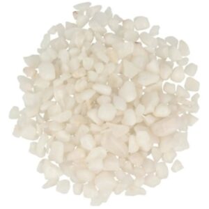 Sneeuwkwarts 1 kg. trommelstenen (mt1)