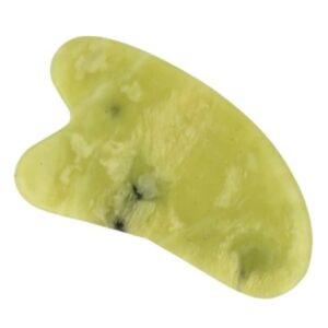 Serpentijn Jade guasha massage schraper hart groot