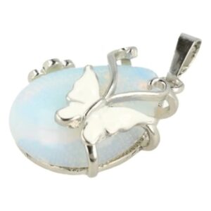 Opaliet (synth) vlinder druppel hanger