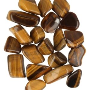 Tijgeroog 1 kg. trommelstenen (mt3)