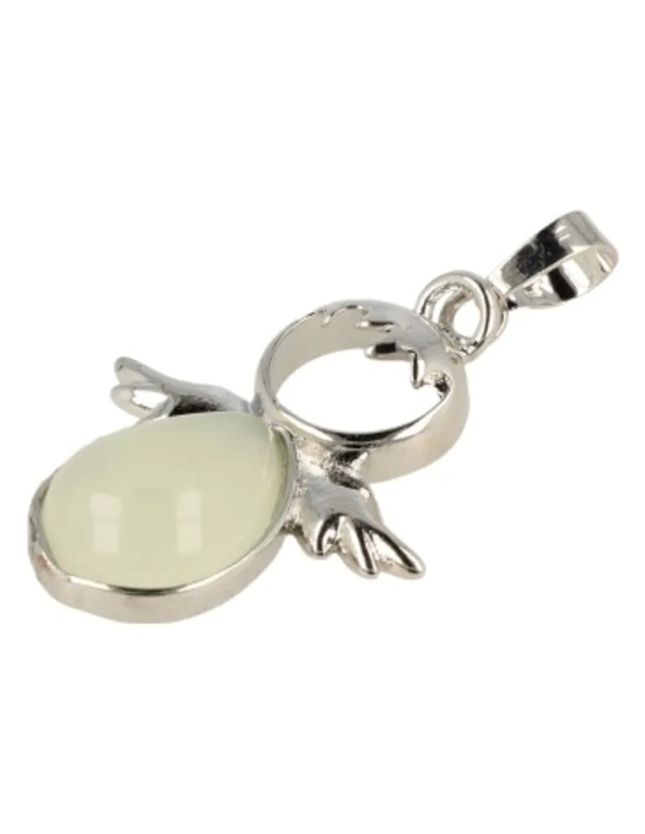 Beschermengel hanger los Jade Serpentijn - Mei