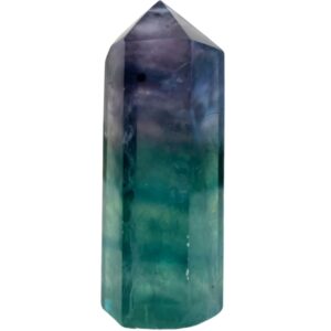 Fluoriet edelsteen punt 7-8 cm