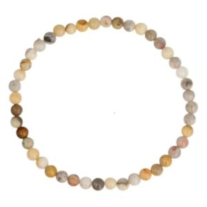 Agaat crazy lace kralenarmband 4 mm