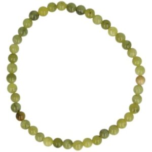 Serpentijn kralenarmband 4 mm