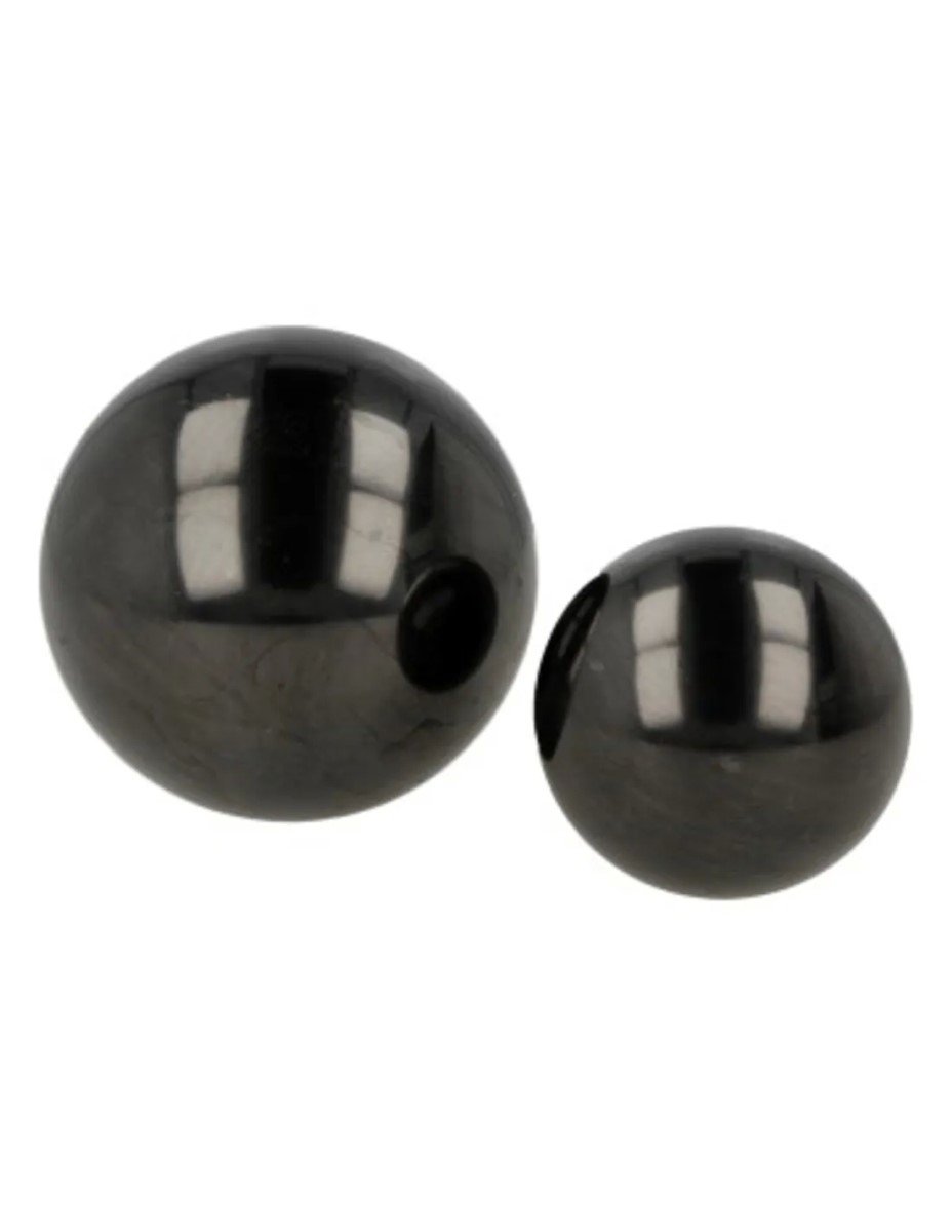 Shungit edelsteenbol 60 mm - Afbeelding 3