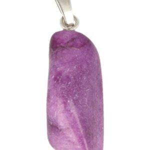 Edelsteenhanger Stichtiet met zilveren oogje